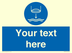 Custom Lower lifeboat to the water in launch sequence